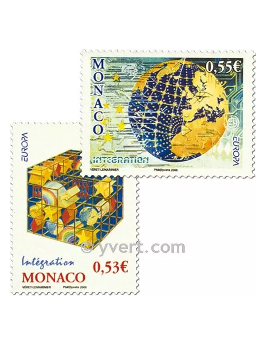 n° 2542/2543 - Timbre Monaco Poste