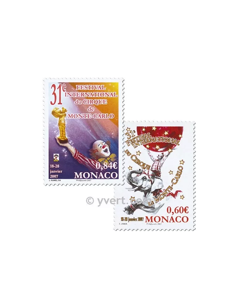 n° 2566/2567 - Timbre Monaco Poste