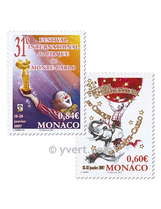 n° 2566/2567 - Timbre Monaco Poste