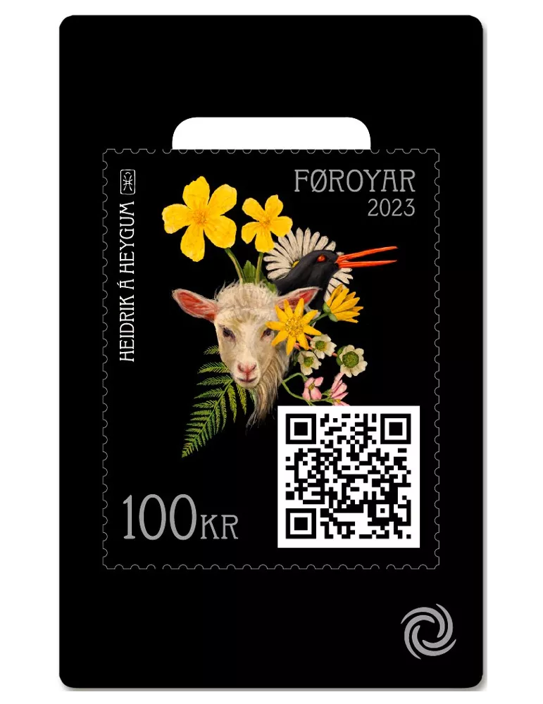 n° 45383 - Timbre ILE FEROE Timbres Crypto