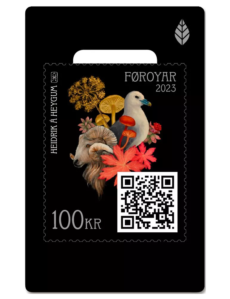 n° 45383 - Timbre ILE FEROE Timbres Crypto