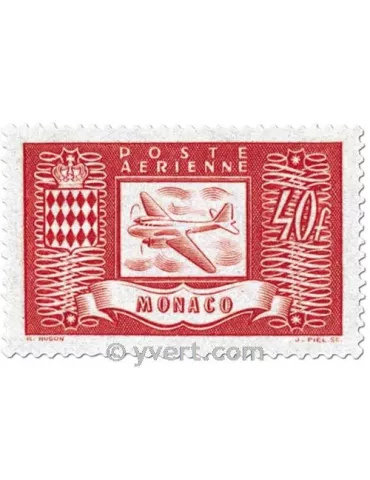 n° 15/18 - Timbre Monaco Poste aérienne 2