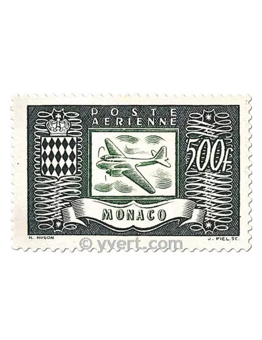 n° 42/44 - Timbre Monaco Poste aérienne