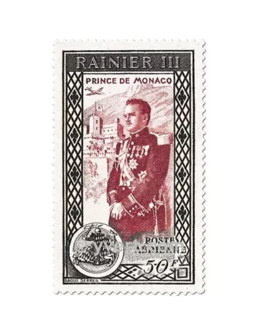 n° 49/50 - Timbre Monaco Poste aérienne 2