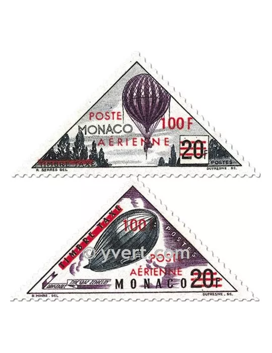 n° 61/62 - Timbre Monaco Poste aérienne