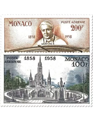 n° 69/70 - Timbre Monaco Poste aérienne 2