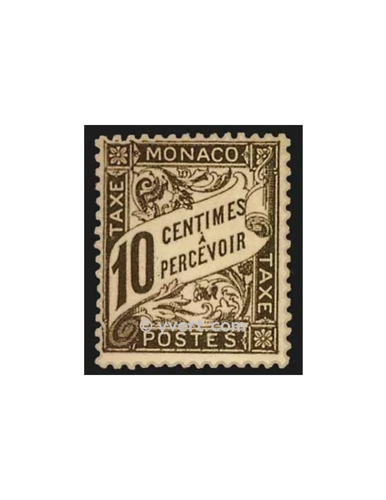 n° 4 - Timbre Monaco Taxe