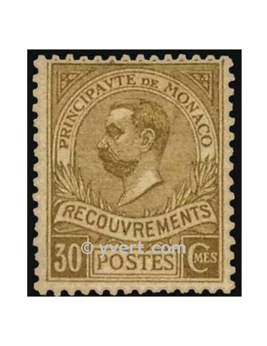 n° 10 - Timbre Monaco Taxe