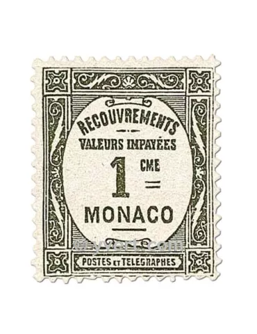 n° 13/16 - Timbre Monaco Taxe 2
