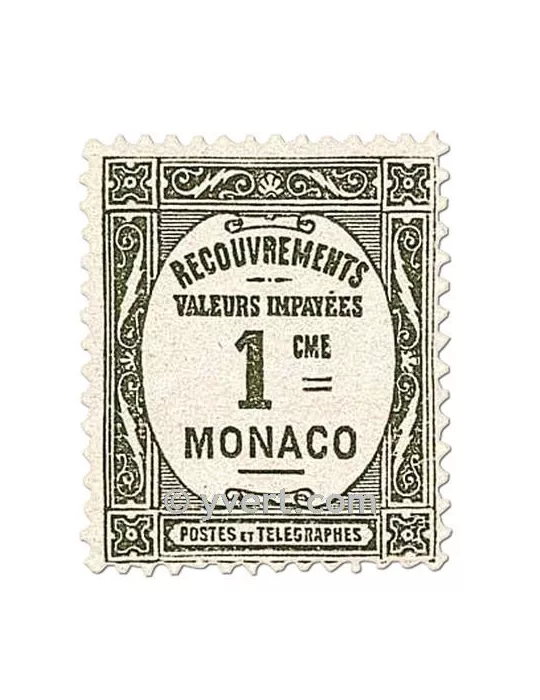 n° 13/16 - Timbre Monaco Taxe