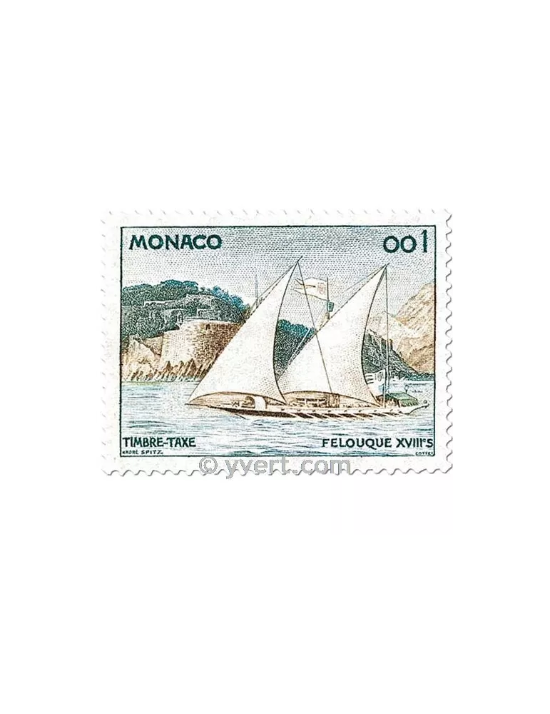 n° 56/62 - Timbre Monaco Taxe