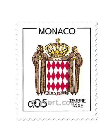 n° 75/82 - Timbre Monaco Taxe 2