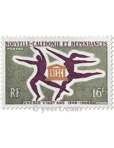 n° 329 - Timbre Nelle-Calédonie Poste 2