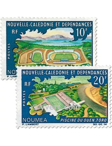 n° 337/338 - Timbre Nelle-Calédonie Poste 2