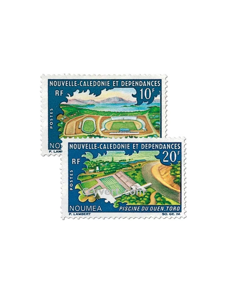 n° 337/338 - Timbre Nelle-Calédonie Poste