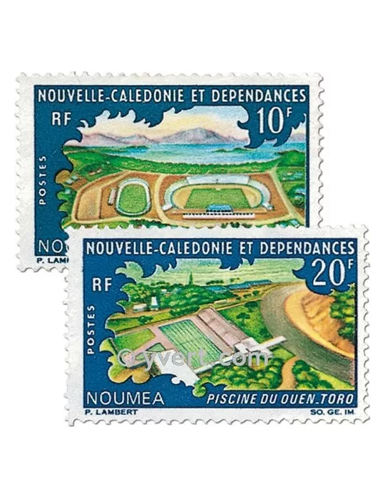n° 337/338 - Timbre Nelle-Calédonie Poste