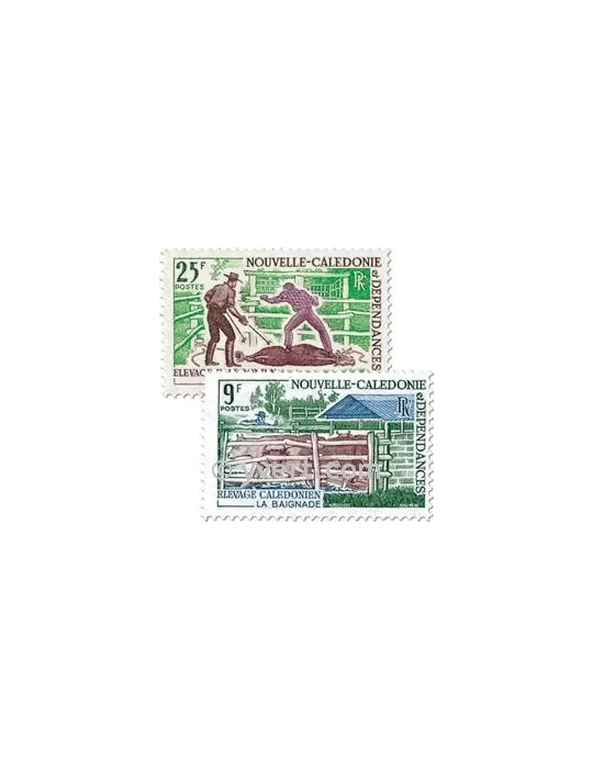 n° 356/357 - Timbre Nelle-Calédonie Poste