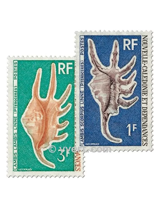n° 379/380 - Timbre Nelle-Calédonie Poste