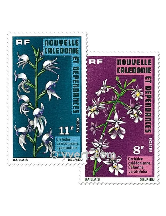 n° 392/393 - Timbre Nelle-Calédonie Poste