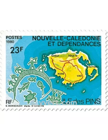 n° 435 - Timbre Nelle-Calédonie Poste 2