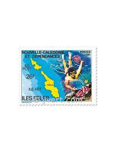 n° 445 - Timbre Nelle-Calédonie Poste