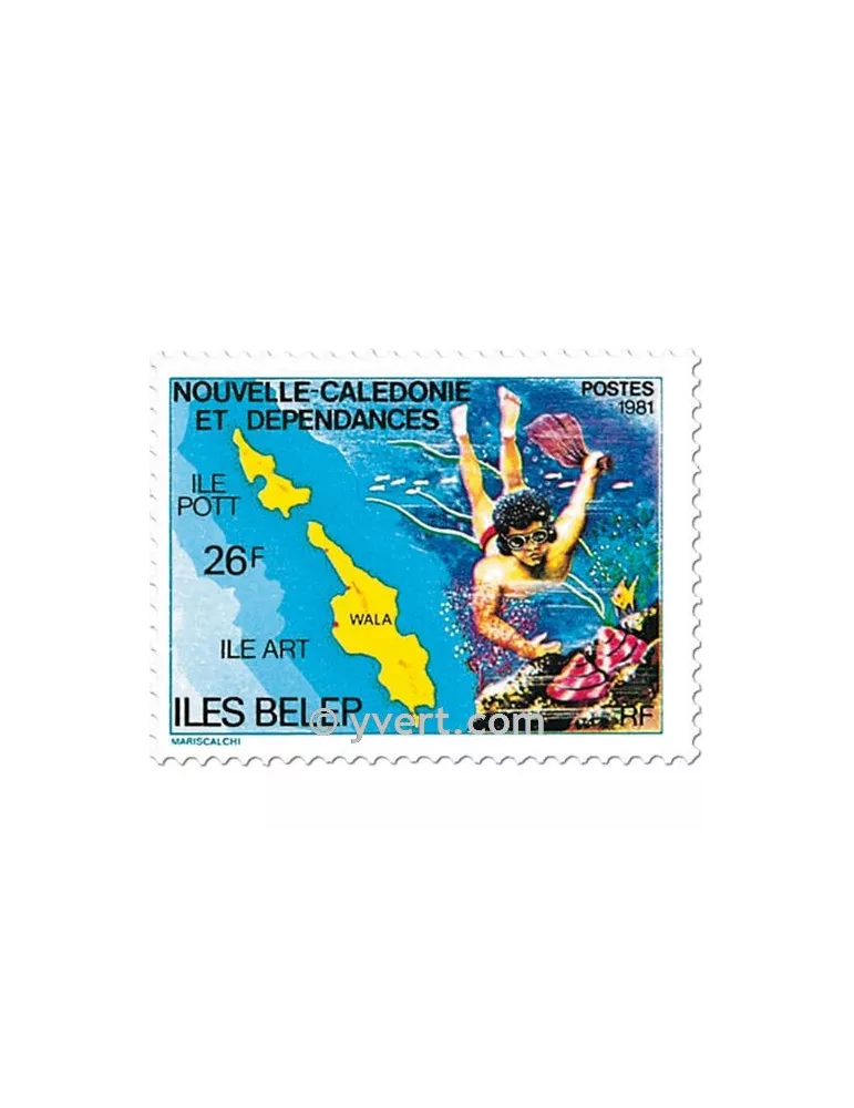 n° 445 - Timbre Nelle-Calédonie Poste