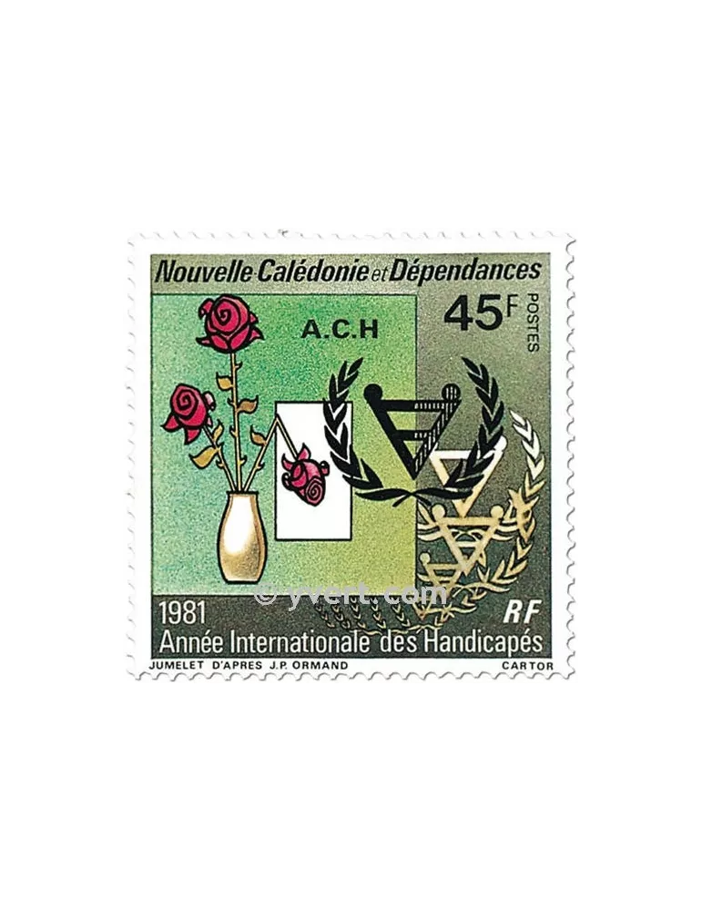n° 451 - Timbre Nelle-Calédonie Poste
