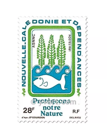 n° 452 - Timbre Nelle-Calédonie Poste 2