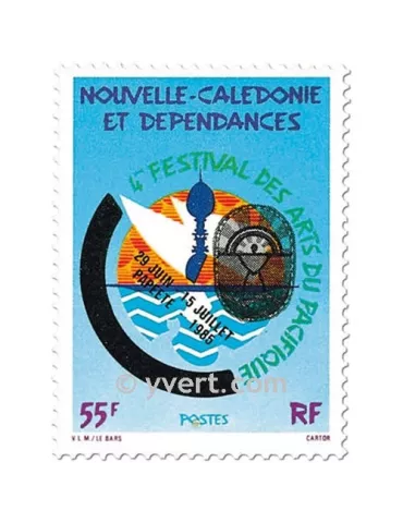 n° 505/506 - Timbre Nelle-Calédonie Poste 2