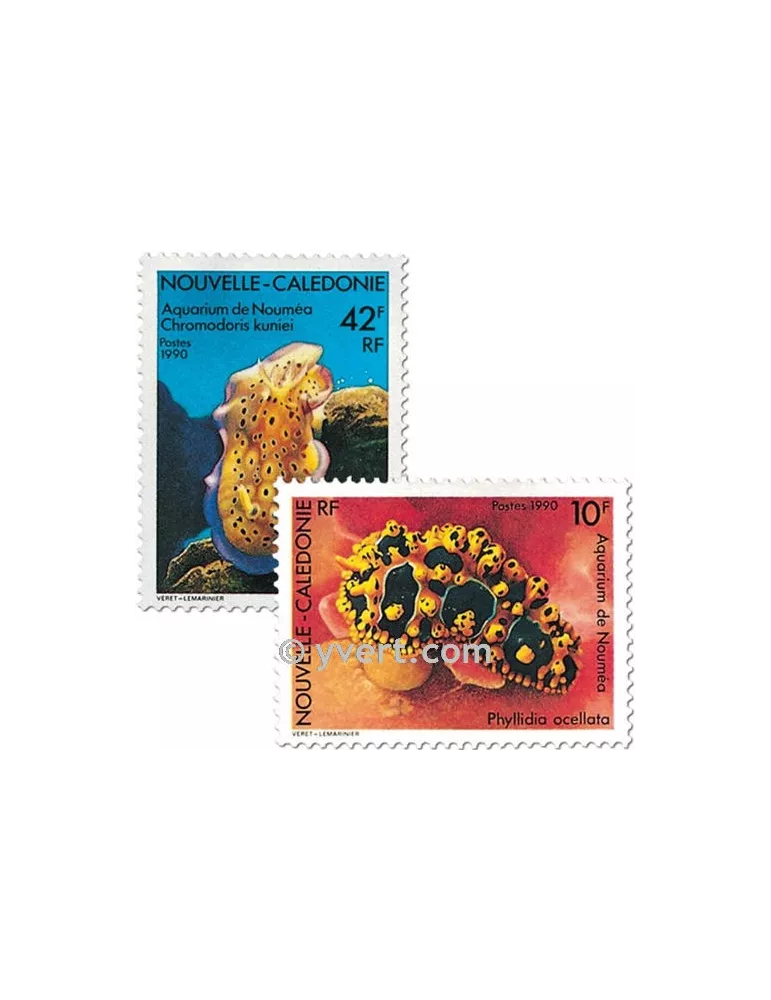 n° 594/595 - Timbre Nelle-Calédonie Poste