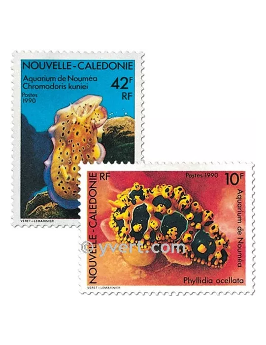 n° 594/595 - Timbre Nelle-Calédonie Poste