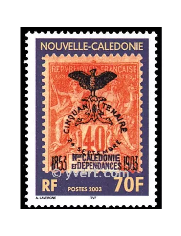 n° 889 - Timbre Nelle-Calédonie Poste 2
