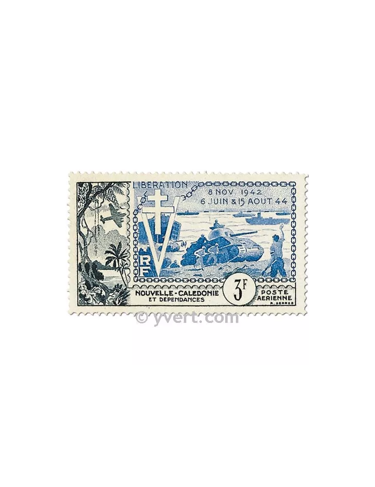 n° 65 - Timbre Nelle-Calédonie Poste aérienne