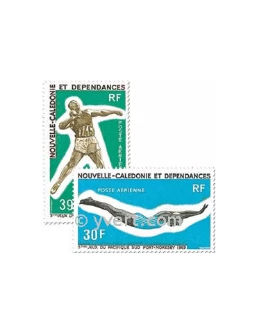 n° 106/107 - Timbre Nelle-Calédonie Poste aérienne
