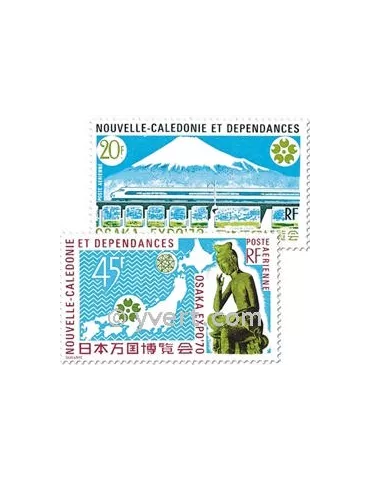 n° 117/118 - Timbre Nelle-Calédonie Poste aérienne