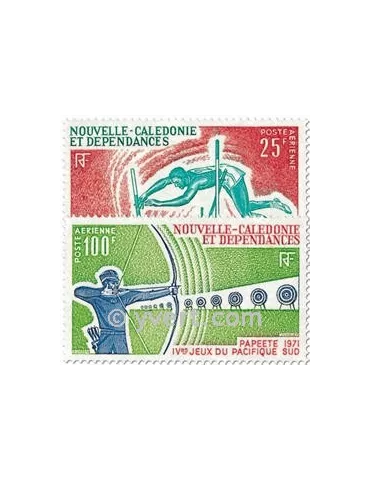 n° 122/123 - Timbre Nelle-Calédonie Poste aérienne