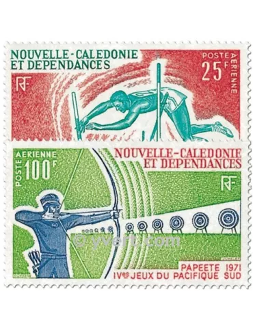 n° 122/123 - Timbre Nelle-Calédonie Poste aérienne 2