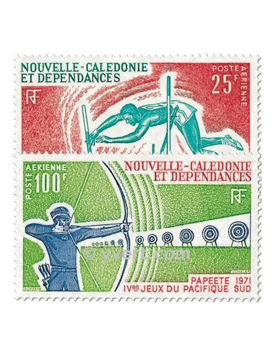n° 122/123 - Timbre Nelle-Calédonie Poste aérienne