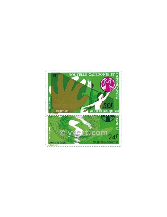 n° 167/168 - Timbre Nelle-Calédonie Poste aérienne