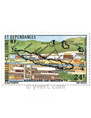 n° 179/180 - Timbre Nelle-Calédonie Poste aérienne 2