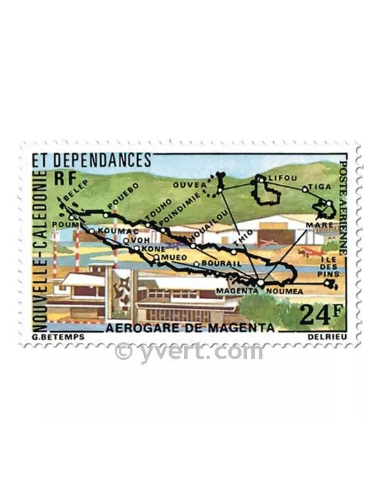 n° 179/180 - Timbre Nelle-Calédonie Poste aérienne
