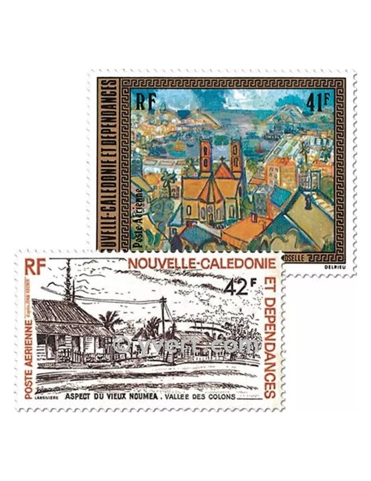 n° 182/183 - Timbre Nelle-Calédonie Poste aérienne
