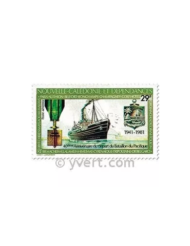n° 214 - Timbre Nelle-Calédonie Poste aérienne
