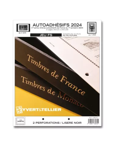 FRANCE AUTOADHESIFS FS : 2024 - 1ER SEMESTRE (JEUX SANS POCHETTES)