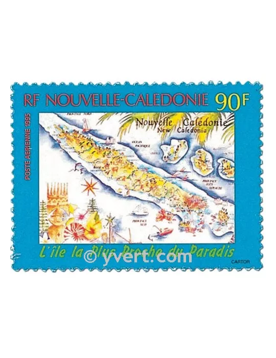 n° 327 - Timbre Nelle-Calédonie Poste aérienne