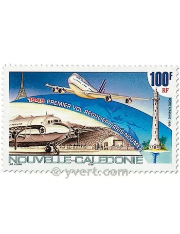 n° 347 - Timbre Nelle-Calédonie Poste aérienne 2