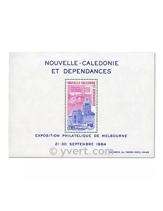 n° 6 - Timbre Nelle-Calédonie Bloc et feuillets