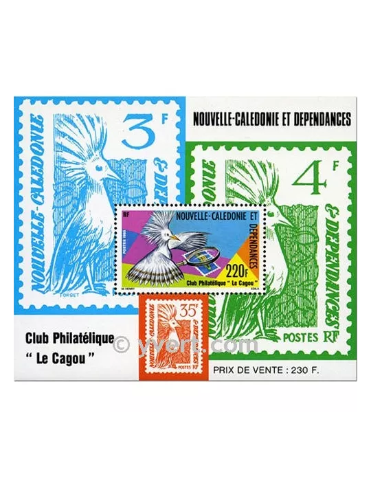 n° 7 - Timbre Nelle-Calédonie Bloc et feuillets