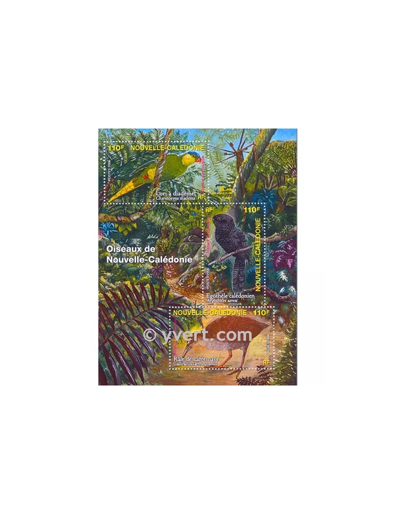 n° 36 - Timbre Nelle-Calédonie Bloc et feuillets