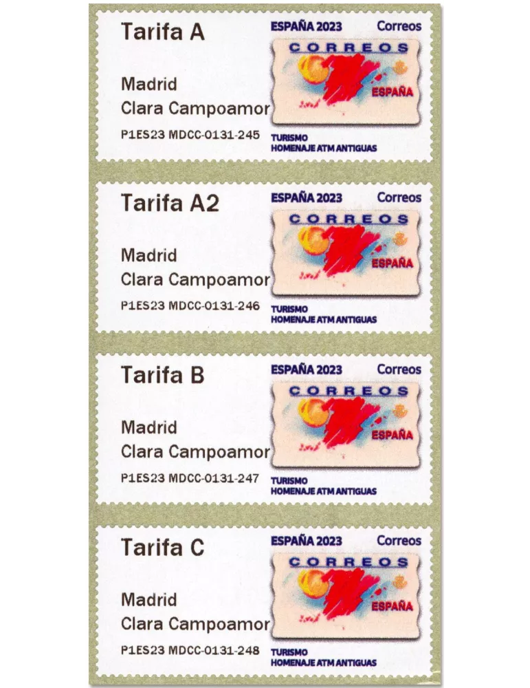 n° 193 - Timbre ESPAGNE Timbres de distributeurs